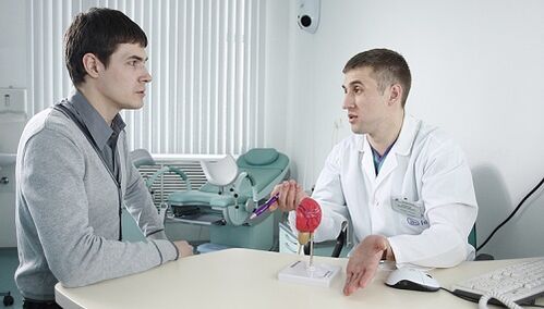 doktor bir cihazla prostatit tedavisini reçete eder